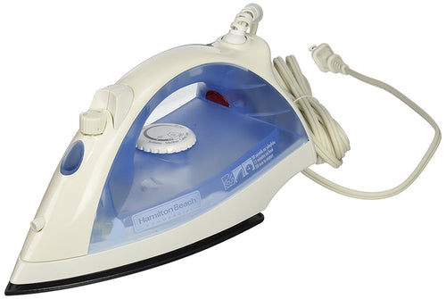 Hamilton Beach Auto Shutoff Steam/Dry Iron, White